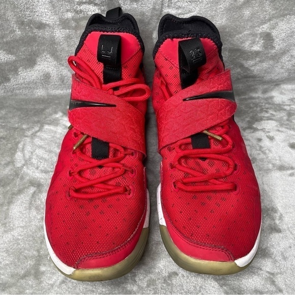 Nike LeBron XIV “University Red” Basketball Shoes Men’s 10.5 Red/Black/White - Picture 8 of 13